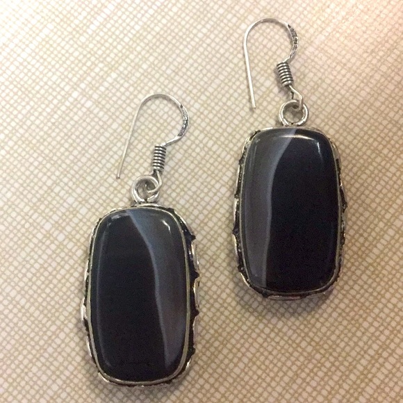 HOST PICK NEW Artisan Botswana Agate Earrings - Picture 3 of 11